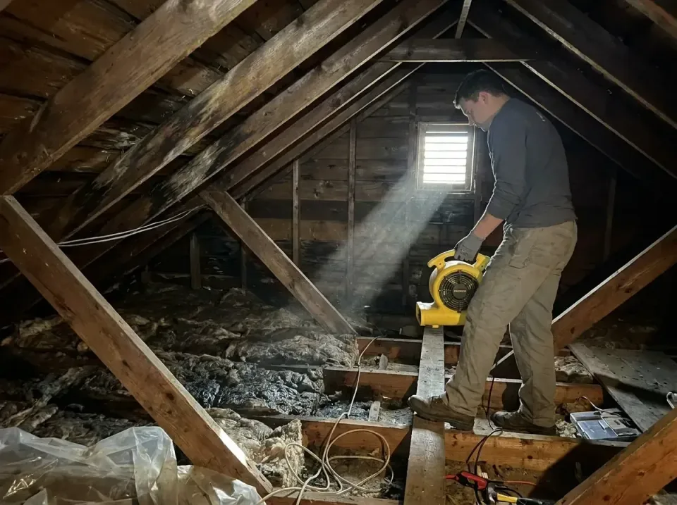 attic-water-damage-drying-proc-007 — frequently asked questions, Emergency Water Extraction & 24/7 Flood Response in Grandyl…
